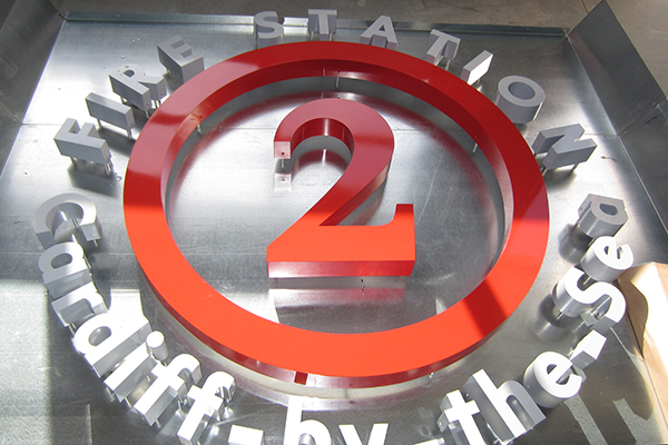 Fabricated Stainless Steel Logo