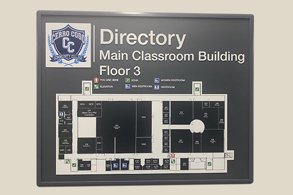 Direct Printed Directory Map