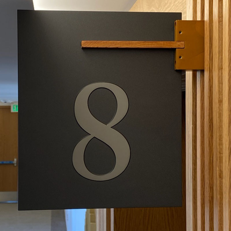 Harriman Building Custom Hallway Signage